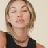 Noir x Argent Licorne | Liens Kismet | Collier ras du cou